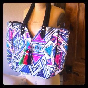 Boho tote, brand new!